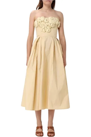 Elisabetta Franchi Mujer, Vestidos, Amarillo, Talla: S