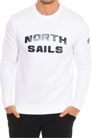 North Sails Hombre, Sudaderas, Blanco, Talla: M