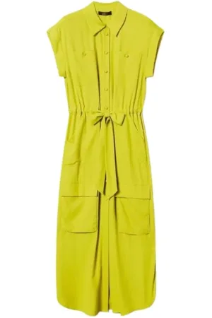 Twin-Set Mujer, Vestidos, Amarillo, Talla: S