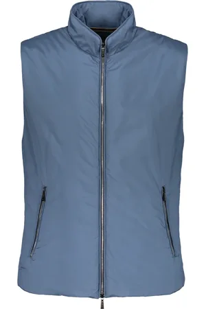 MOORER Hombre, Chaquetas, Azul, Talla: L