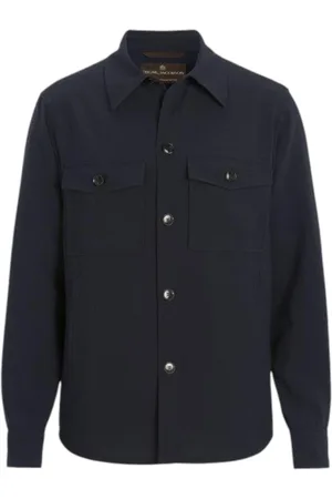 Oscar Jacobson Hombre, Chaquetas, Azul, Talla: 3XL
