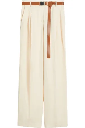 Max Mara Mujer, Pantalones, Blanco, Talla: M