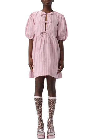 Ganni Mujer, Vestidos, Rosa, Talla: XS
