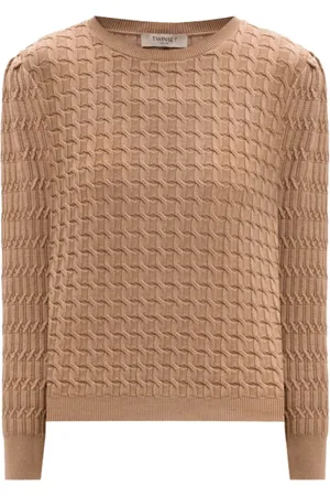 Twin-Set Mujer, Jerseys, Marrón, Talla: L