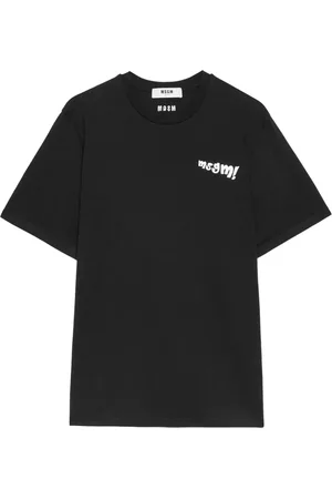 Msgm Hombre, Camisetas, Negro, Talla: M