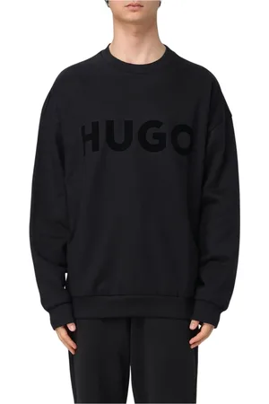 HUGO BOSS Hombre, Sudaderas, Negro, Talla: M