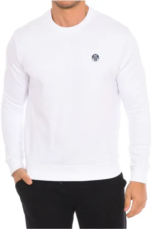 North Sails Hombre, Sudaderas, Blanco, Talla: L