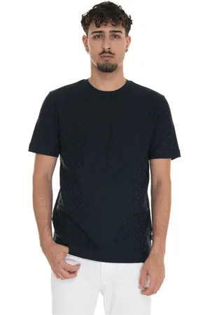 HUGO BOSS Hombre, Camisetas, Azul, Talla: M