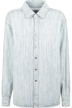 Msgm Hombre, Camisas, Azul, Talla: XL