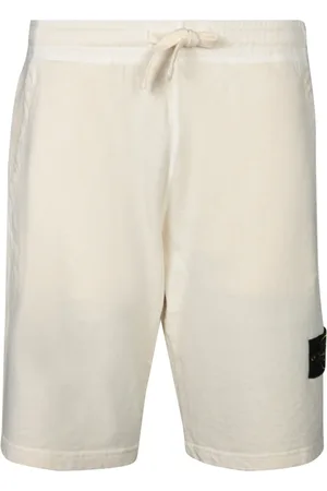 Stone Island Hombre, Pantalones cortos, Blanco, Talla: M