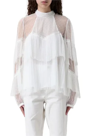 Twin-Set Mujer, Blusas y Camisas, Blanco, Talla: S