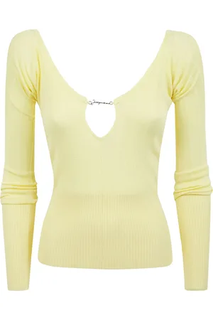 Jacquemus Mujer, Jerseys, Amarillo, Talla: M