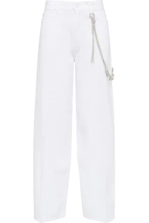 Pinko Mujer, Pantalones, Blanco, Talla: W27
