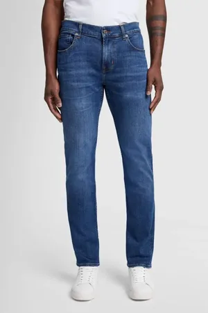 7 for all Mankind Hombre, Vaqueros, Azul, Talla: W33
