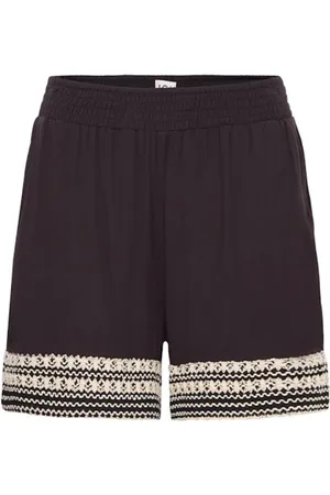 Ichi Mujer, Pantalones cortos, Marrón, Talla: M
