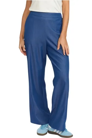 2-Biz Mujer, Pantalones, Azul, Talla: 2XL