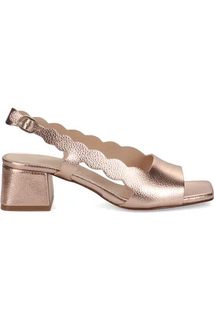 SANGIORGIO Mujer, Zapatos, Amarillo, Talla: 35 EU