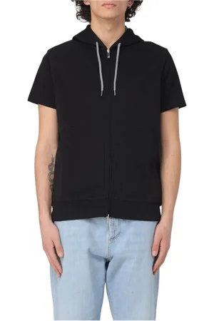 Brunello Cucinelli Hombre, Sudaderas, Negro, Talla: XL