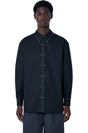LEMAIRE Unisex, Camisas, Negro, Talla: L