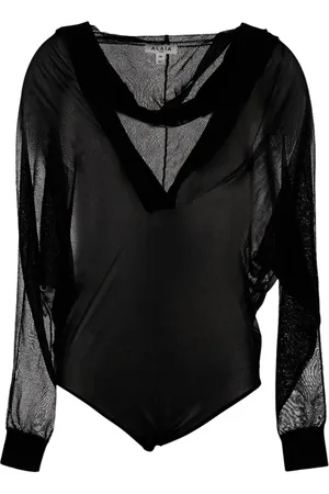 Alaïa Mujer, Camisetas, Negro, Talla: S