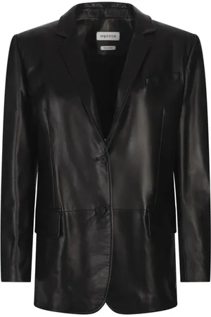 Alexander McQueen Mujer, Chaquetas, Negro, Talla: M