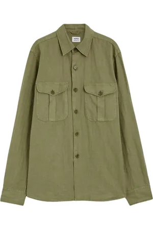 Aspesi Hombre, Camisas, Verde, Talla: M