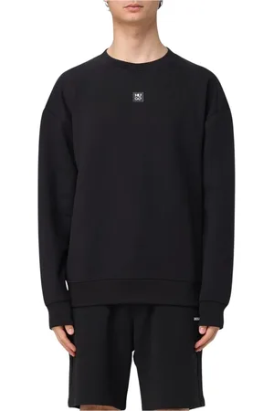 HUGO BOSS Hombre, Sudaderas, Negro, Talla: L