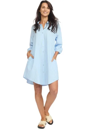 2-Biz Mujer, Blusas y Camisas, Azul, Talla: S