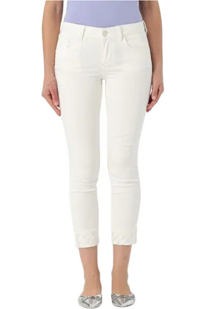 Liu Jo Mujer, Vaqueros, Blanco, Talla: W30
