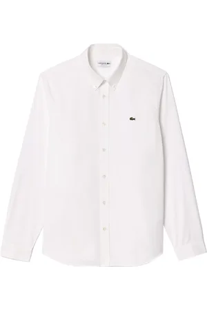Lacoste Hombre, Camisas, Blanco, Talla: L