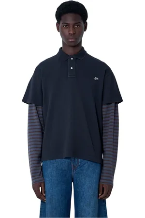 ERL Hombre, Camisetas, Negro, Talla: M