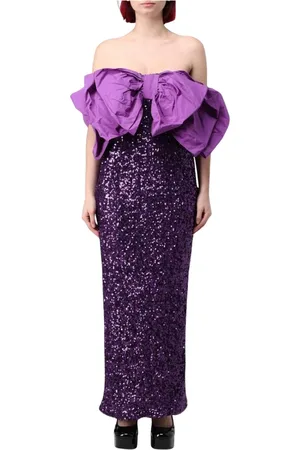 ROTATE Mujer, Vestidos, Púrpura, Talla: S