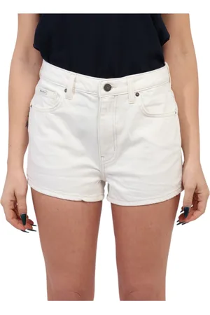 Guess Mujer, Pantalones cortos, Blanco, Talla: W30