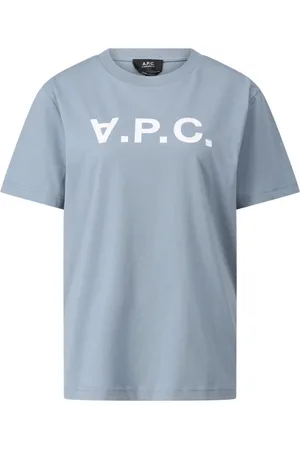 A.P.C. Mujer, Camisetas, Azul, Talla: S