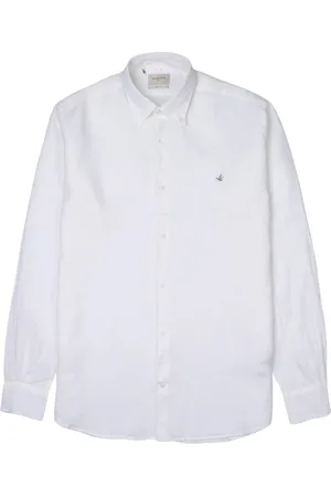 BROOKSFIELD Hombre, Camisas, Blanco, Talla: 2XL