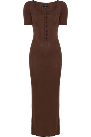 Herskind Mujer, Vestidos, Marrón, Talla: S