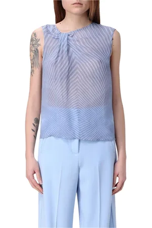 Patrizia Pepe Mujer, Camisetas, Azul, Talla: S