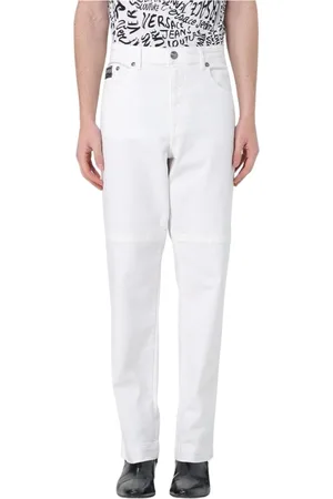 VERSACE Hombre, Vaqueros, Blanco, Talla: W33