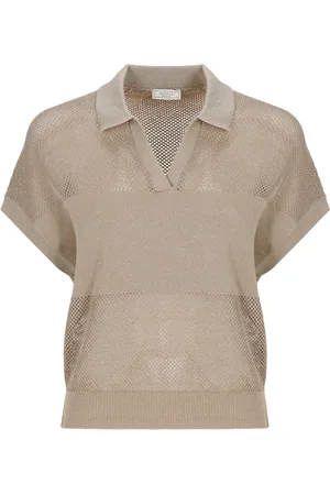 PESERICO SIGN Mujer, Camisetas, Marrón, Talla: XS
