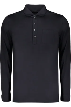 MOORER Hombre, Camisetas, Azul, Talla: XL
