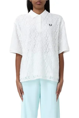 Fred Perry Mujer, Camisetas, Blanco, Talla: M