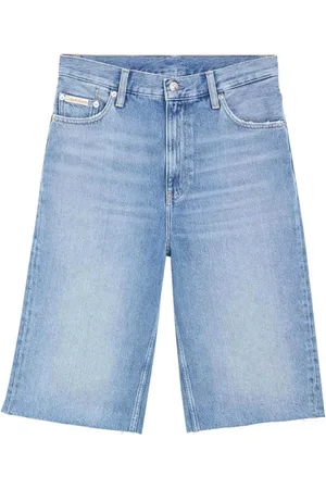 Calvin Klein Mujer, Pantalones cortos, Azul, Talla: W28