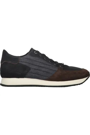 MOORER Hombre, Zapatos, Azul, Talla: 44 EU