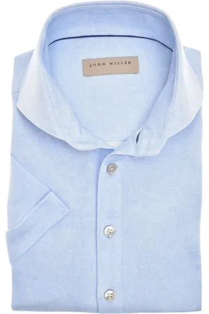 john miller Hombre, Camisas, Azul, Talla: 5XL