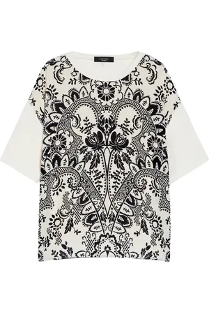 Max Mara Mujer, Camisetas, Blanco, Talla: M