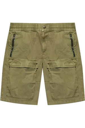 Diesel Hombre, Pantalones cortos, Verde, Talla: XL