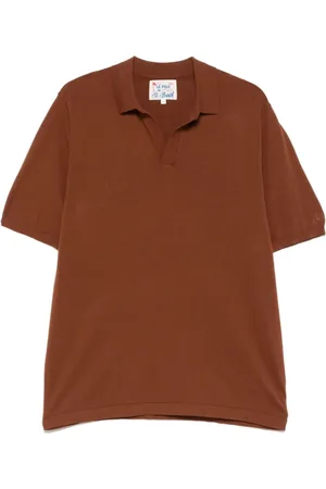 MC2 SAINT BARTH Hombre, Camisetas, Marrón, Talla: S