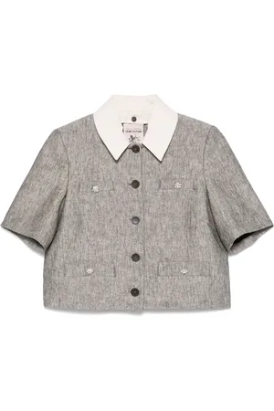 SEMICOUTURE Mujer, Chaquetas, Gris, Talla: M
