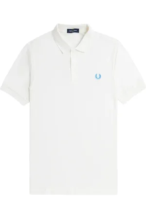 Fred Perry Hombre, Camisetas, Blanco, Talla: S