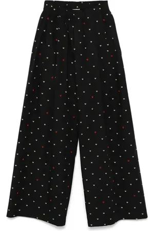 ALYSI Mujer, Pantalones, Negro, Talla: 2XS